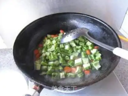Make Salted ham and bitter melon step 4