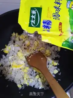 Make Egg fried rice step 7