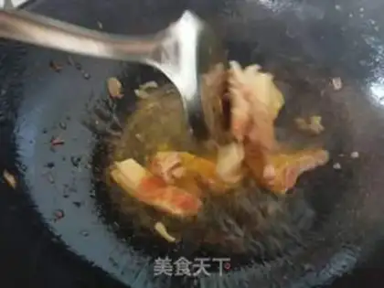 Make Garlic fried meat step 2
