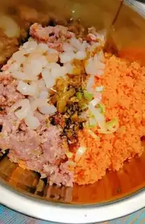 Make Shrimp meat steam step 1