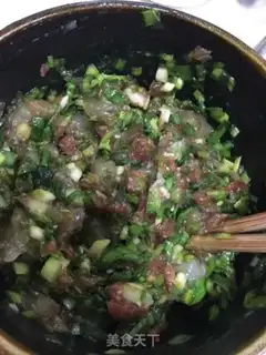 Make Hot noodles, shrimp dumplings step 11