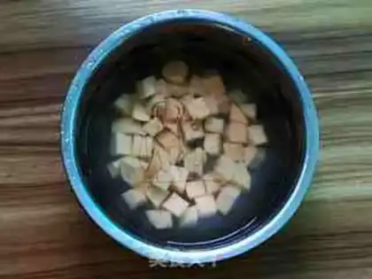 Make Sweet soup with silver and potatoes step 6