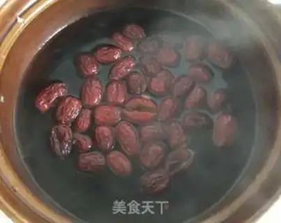 Make Oglympus eggs and red date soup step 3