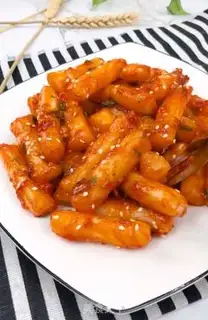 Make Hot fried rice cake step 3