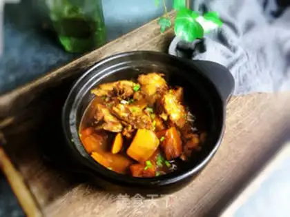 Make Pumpkin chicken step 11
