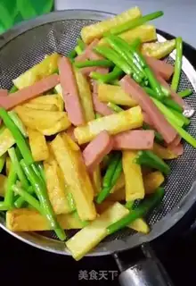 Make Garlic fries step 4