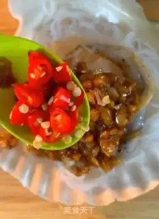 Make A garlic fan scallop step 9