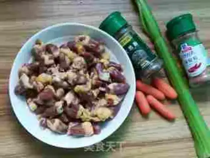 Make Chicken heart roast step 0