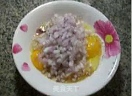 Make Onion eggcake step 5