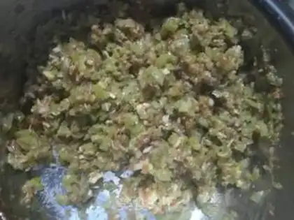 Make Pork celery box step 11