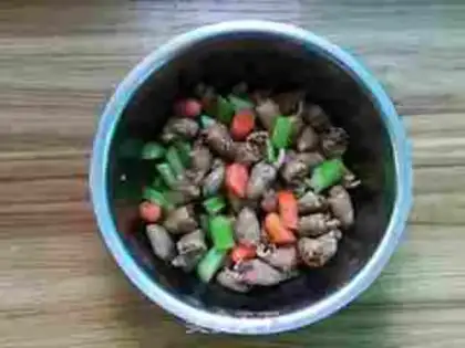 Make Chicken heart roast step 4