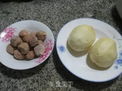 Make Spudball burning potatoes step 0