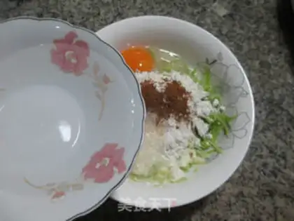 Make A radish duck eggcake step 5