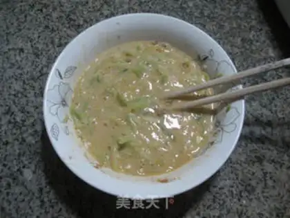 Make A radish duck eggcake step 6
