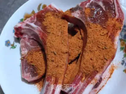 Make A lamb chop step 1