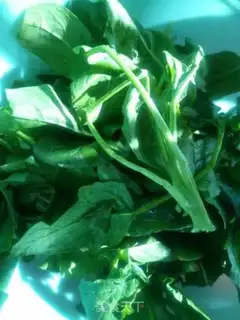 Make Piggy spinach step 0