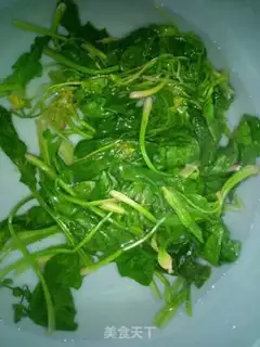 Make Piggy spinach step 2