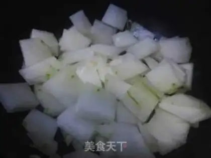 Make Shrimp peeled melons step 3