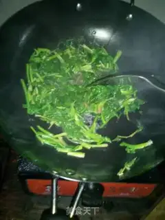 Make Piggy spinach step 5