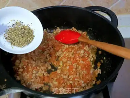 Make Sea, land, and crown pizza step 11