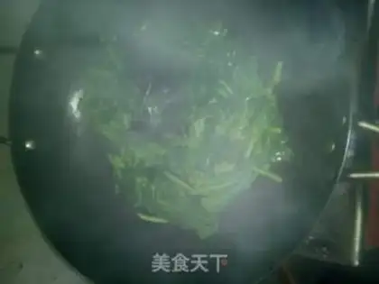 Make Piggy spinach step 6