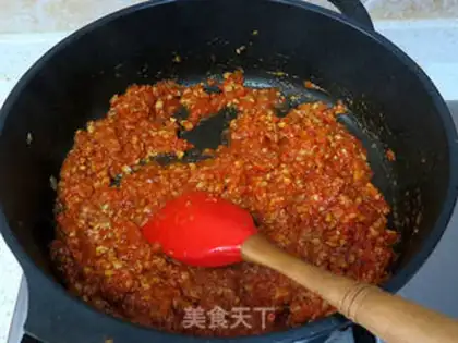 Make Sea, land, and crown pizza step 12
