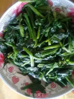 Make Piggy spinach step 7