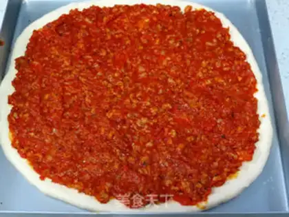 Make Sea, land, and crown pizza step 19