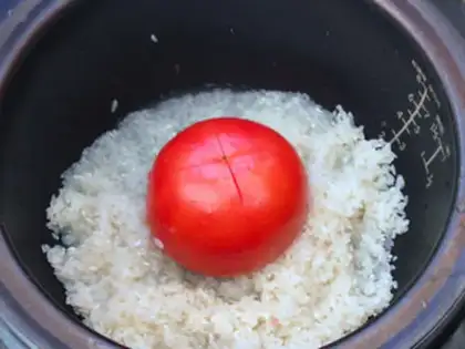 Make Tomato rice step 8