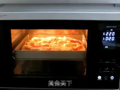 Make Sea, land, and crown pizza step 23