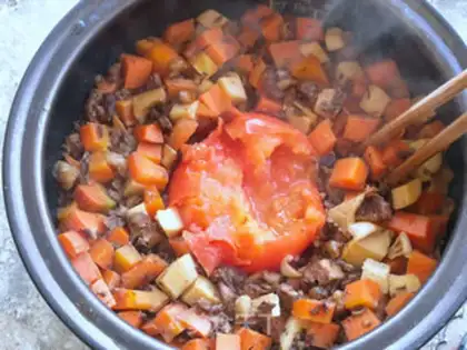 Make Tomato rice step 11
