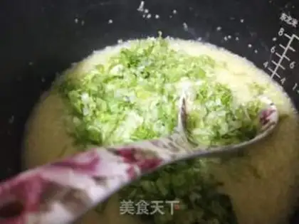 Make Vegetable congee step 5