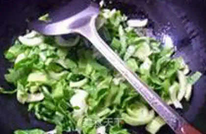 Make Sweet and green noodles step 5