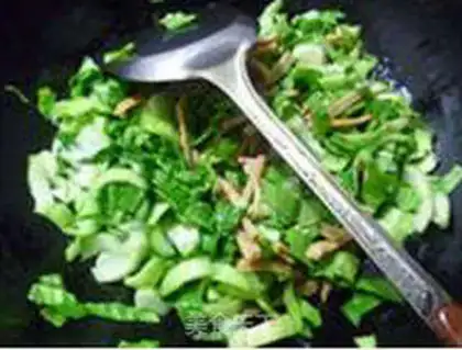 Make Sweet and green noodles step 6