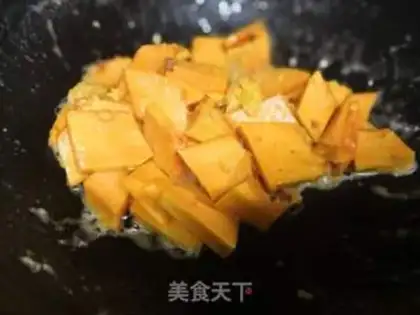 Make Duck egg yolk pumpkin step 5