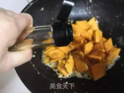 Make Duck egg yolk pumpkin step 6