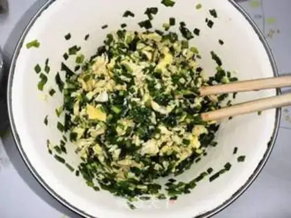 Make Egg dumplings step 8