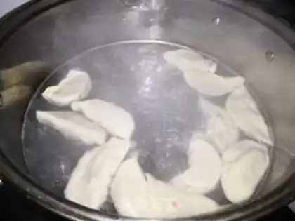 Make Egg dumplings step 11