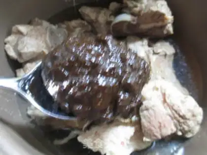 Make Old tofu boils bones step 5