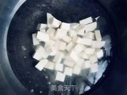 Make White melon corn congee step 2