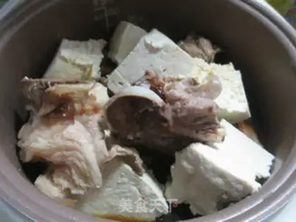 Make Old tofu boils bones step 7