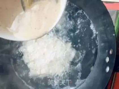 Make White melon corn congee step 4
