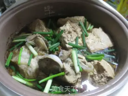 Make Old tofu boils bones step 10