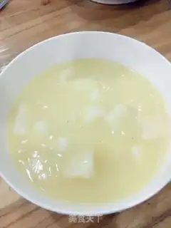 Make White melon corn congee step 6