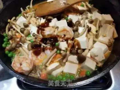 Make Shrimp mushroom tofu step 13