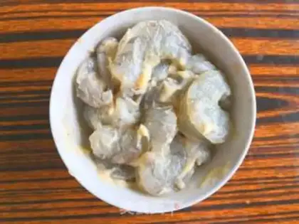 Make Shrimp cream pasta step 2