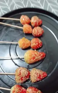 Make Strawberry sesame sugar step 5