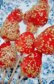 Make Strawberry sesame sugar step 6