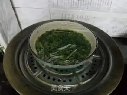 Make Spinach steamed eggs step 3