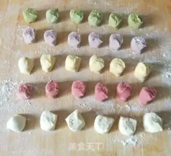 Make Five dumplings step 2